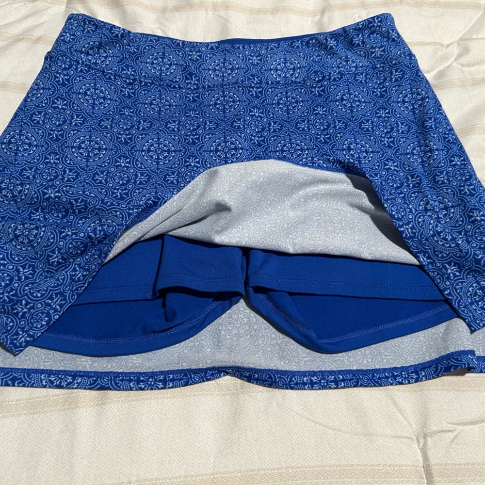 Tranquility Blue Patterned Women's Skort - image 2